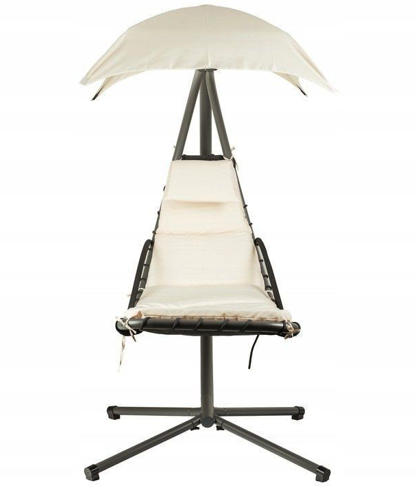 Модерен висящ стол на рамка със сенник