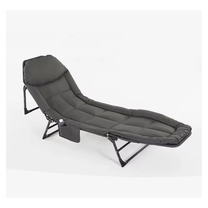 Skladacie turistické lehátko 200 × 64 cm s vreckom