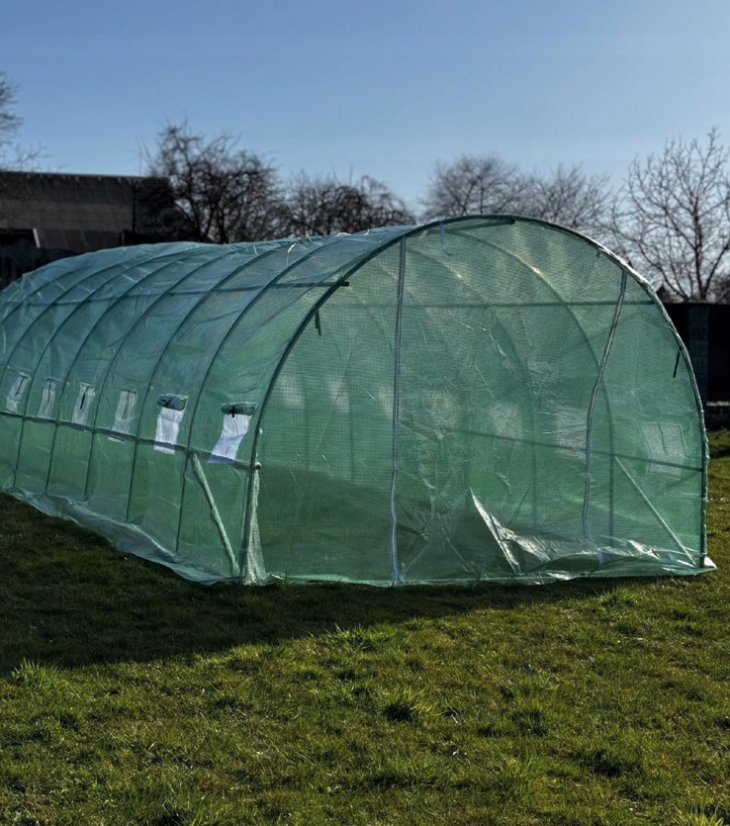 Veľký zosilnený záhradný fóliovník PRÉMIUM 3 x 6 m + DARČEK