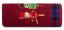 Bavlnený vianočný uterák červený s cínovými vojačikmi - Rozmer: Šírka: 70 cm | Dĺžka: 140 cm
