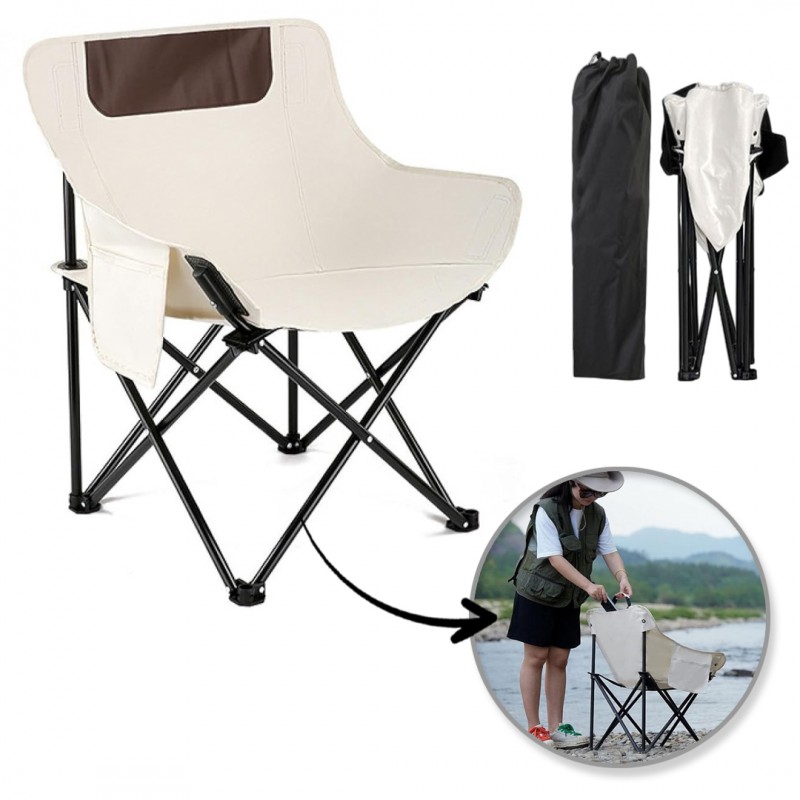 Összecsukható túraszék praktikus hordtáskával