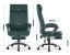 Ergonomická kancelářská židle HC-1030 s pružinovým sedákem a nosností 120 kg – smaragdová