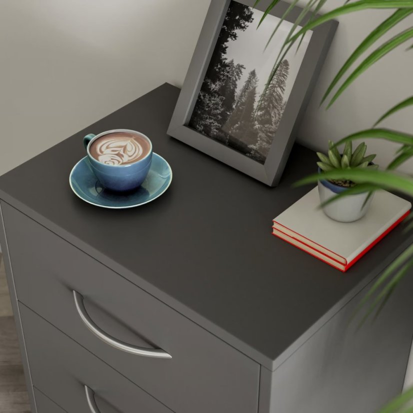 Eloise éjjeliszekrény - 2 darabos szett, 3 fiókos, 54 × 39 × 28 cm