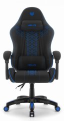 HC-1008 2.0 játékszék ergonomikus párnákkal - fekete és kék színben