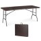 Gostinska zložljiva miza 180 cm - temno rjava