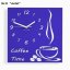 Ceas de perete Coffee Time - Culoare: Violet