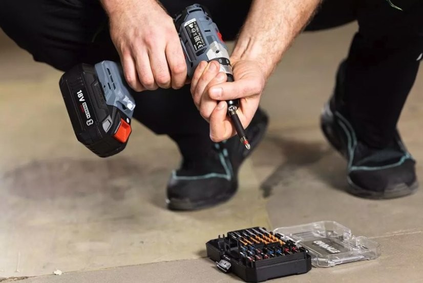 Kompaktná sada vrtákov a bitov GRAPHITE 56H611 – 20-dielna