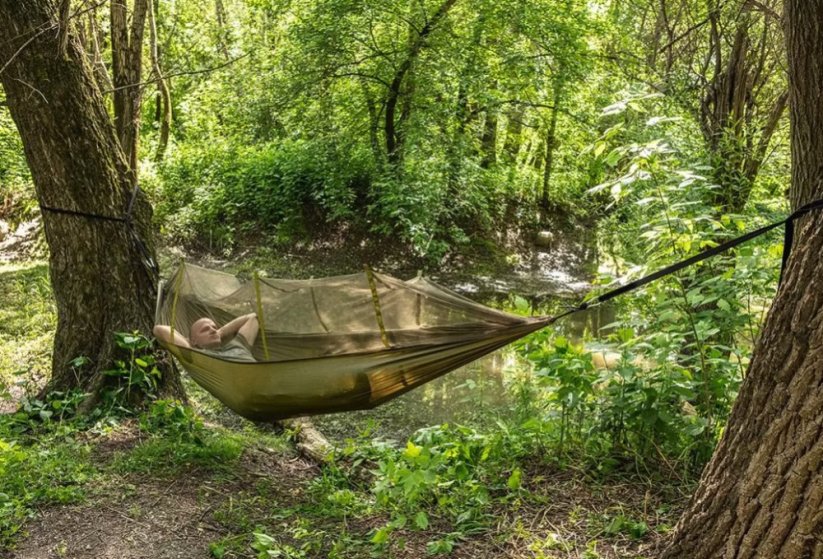 Hojdacia sieť s moskytiérou 330 x 140 cm 63-123 NEO TOOL