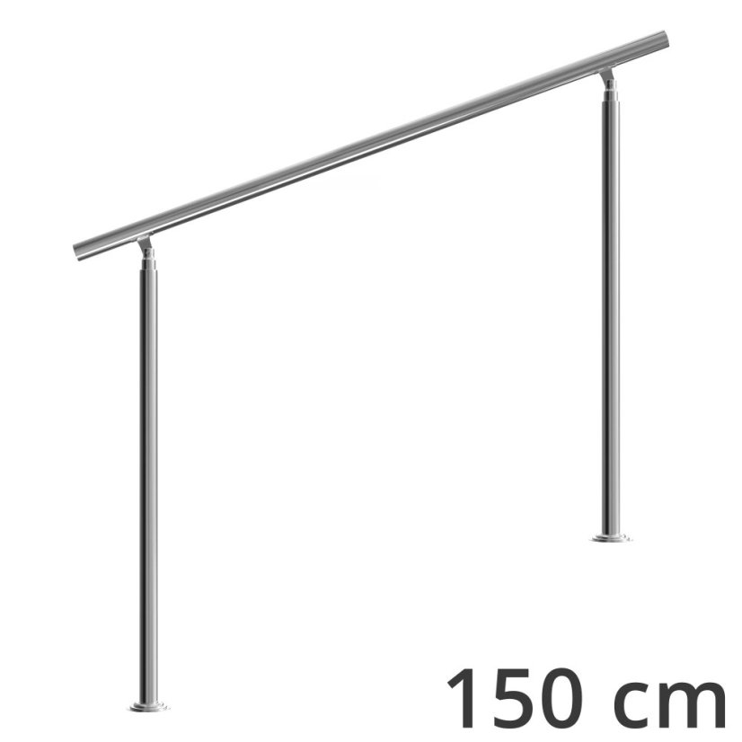 Balustradă pentru scări din oțel inoxidabil fără trepte