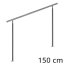 Balustradă pentru scări din oțel inoxidabil fără trepte