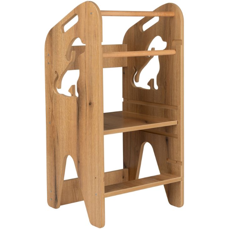 Gyermek konyhai segédeszköz - biztonságos tanulótorony állítható magassággal