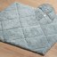 Covor de lux CHIC cu cristale - gri deschis