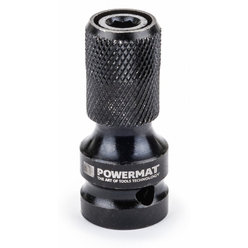 Nárazový adaptér na kľúč - 1/2 "štvorcový na 1/4" HEX adaptér PM-ASHU-05025T