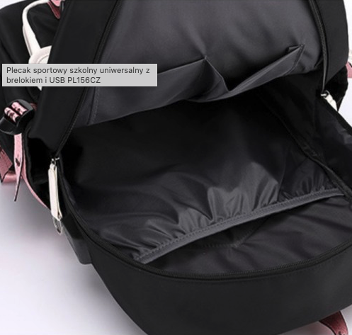 Ergonomischer Schulrucksack für Jugendliche - rosa-schwarz