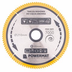 Pânza de ferăstrău Vidius 210x30 100z TDD-210x30x100Z