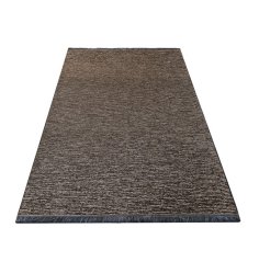 Hochwertiger beiger Teppich mit Fransen
