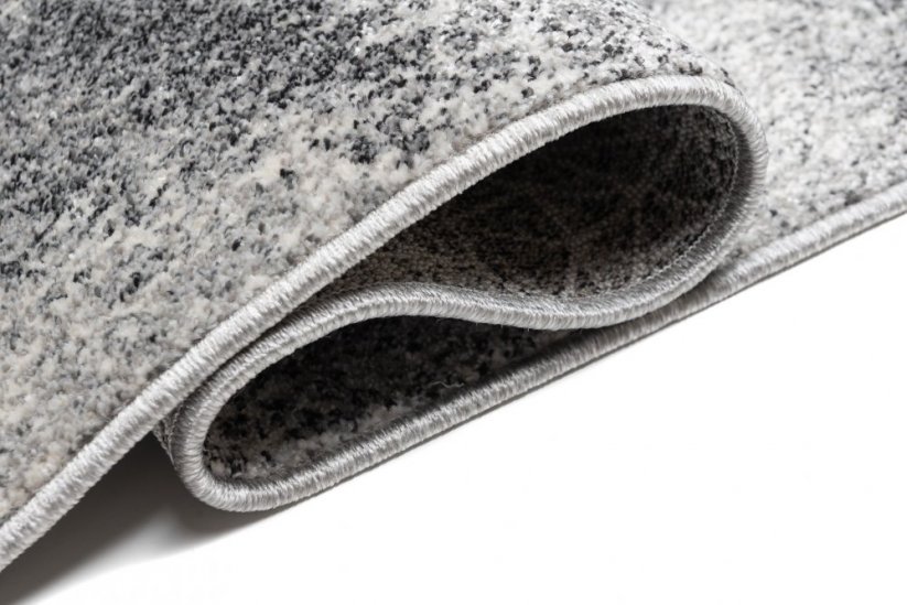 Grauer Designteppich mit zartem Muster  - Die Größe des Teppichs: Breite: 60 cm | Länge: 100 cm