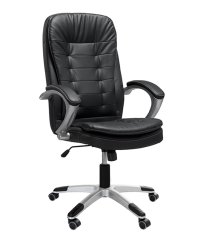 Elegantna uredska stolica u crnoj boji