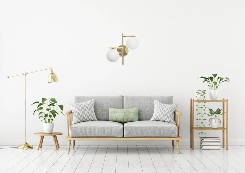 Elegantní nástěnné svítidlo 25W do interiéru - Barva: Černá