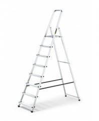 Aluminium-Leiter mit 8 Stufen