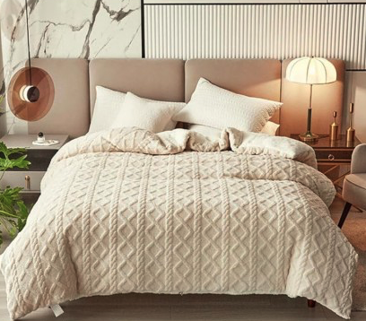 Extra mäkká pletená deka z plyšu 180 x 220 cm