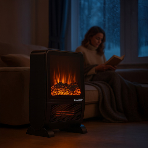 Elektromos fűtőtest lánghatással BLAZEO 2000 W