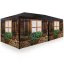 Cort de petrecere - cort de grădină elegant în designul unei cabine din lemn 3 x 6 m