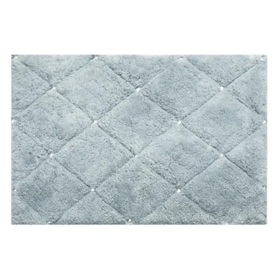 Covor de lux CHIC cu cristale - gri deschis