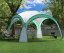 Pavilónový stan na záhradný piknik 3,5 x 3,5 m zelený