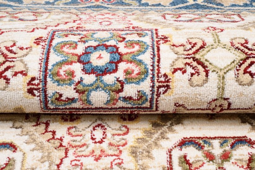 Krémový orientální koberec v marockém stylu