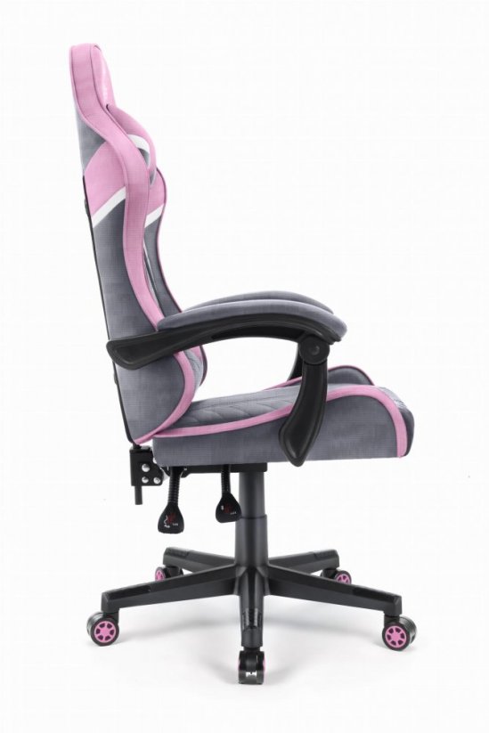 Gaming-Stuhl HC-1004 grau-rosa