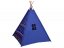 Палатка Типи, къщичка за игра за деца в синьо