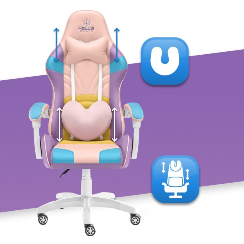 Herné kreslo Rainbow Colorful