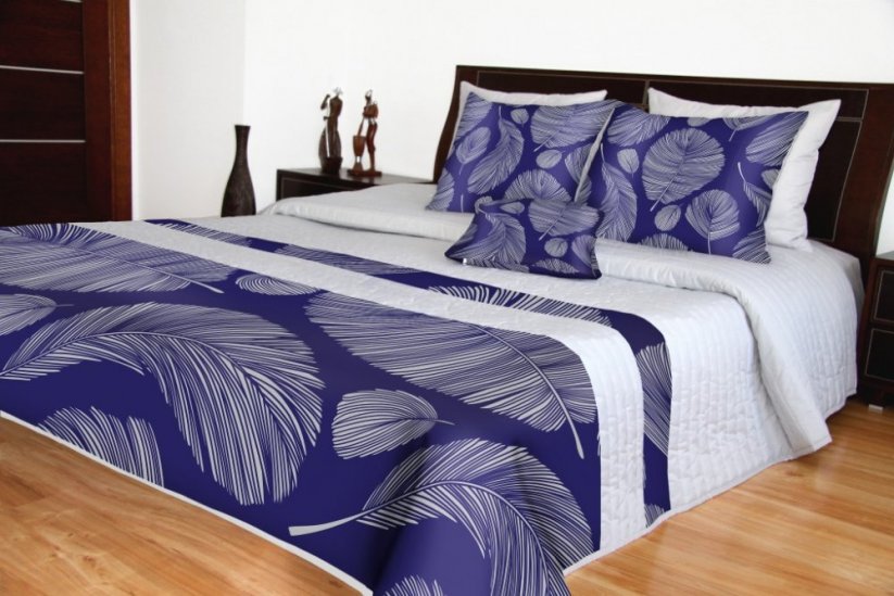 Cuvertură de pat modernă în culoarea gri