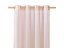 Perdea roz cu inele metalice 140 x 250 cm