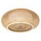 Geflochtene Bambuslampe im Boho-Stil