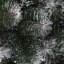 Заснежена изкуствена коледна елха 220 см