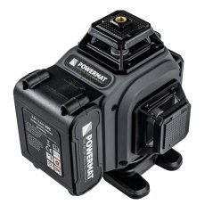 Laserová vodováha 4D 16 linií 360° zelený laser 40 m PM-PLK-4DM3