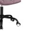 Scaun pivotant de birou ergonomic - catifea - Culoare: Violet