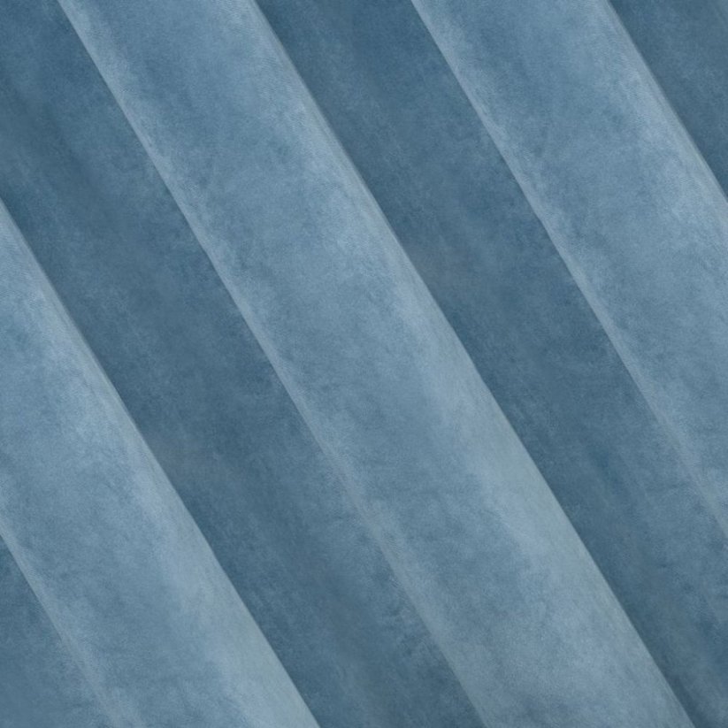 Draperii albastre monocrom 140X250 cm