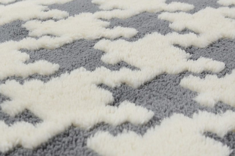 Neue Teppiche in Grau und Creme 140 x 200 cm