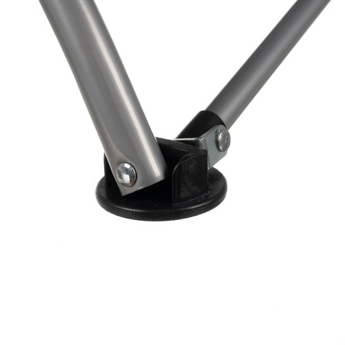 Turistická skládací židle s nosností 100 kg - šedá