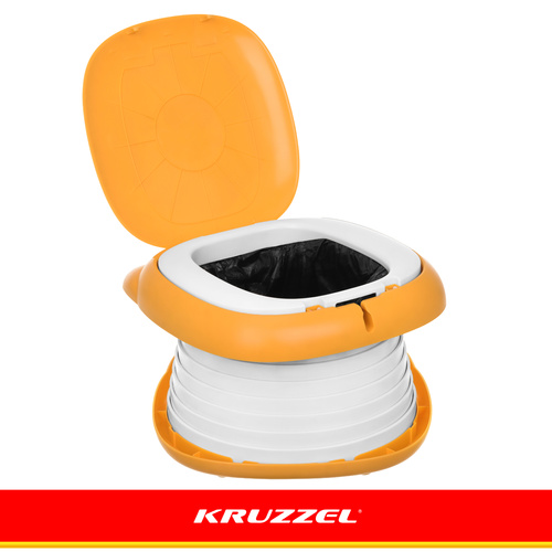 Baby Travel Potty Lion - Összecsukható hordozható bili egészségügyi zacskókkal