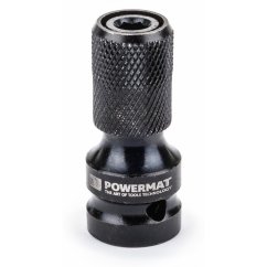 Nárazový adaptér na kľúč - 1/2 "štvorcový na 1/4" HEX adaptér PM-ASHU-05025T
