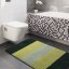 Kétrészes fürdőszobai szőnyegkészlet zöld színben
