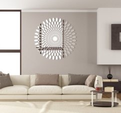 Modern dekoratív tükör a hálószobába