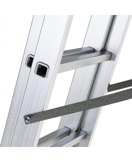 Multifunktionale Aluminium-Leiter, 3 x 10 Sprossen und 150 kg Belastbarkeit