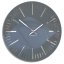 Moderne dunkelgraue Wanduhr