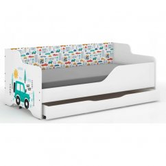 Detská posteľ pre milovníkov terénnych áut 160x80 cm