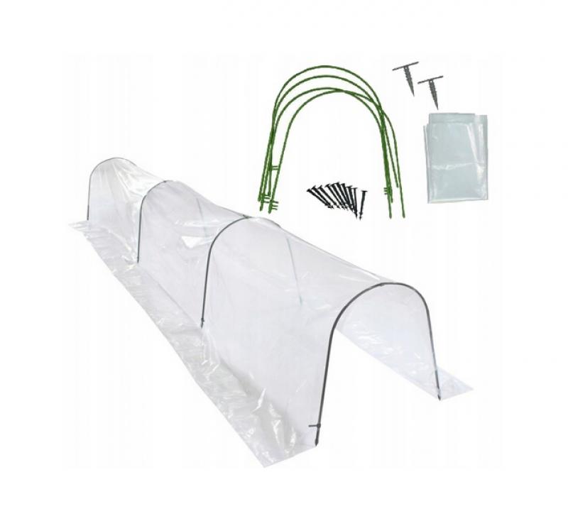 Kiskerti polytunnel 6 x 0,5 m 